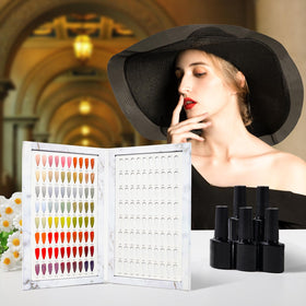 Acycoin2A-salon-display-setup enhances client visibility of color collections.