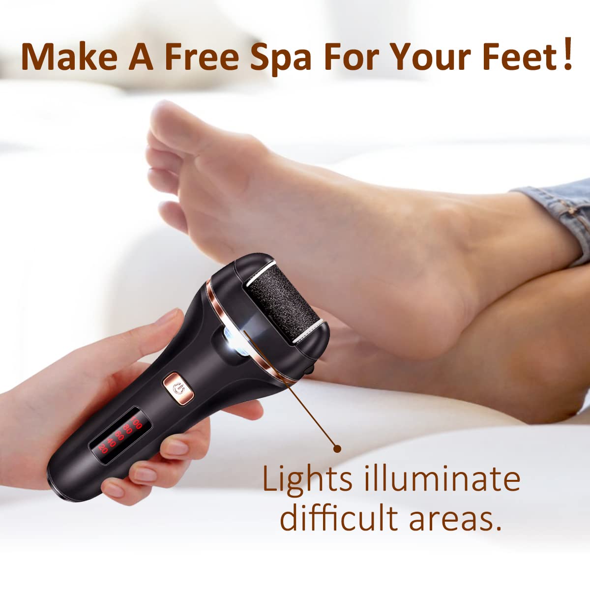AdamPark demonstration of cracked heel removal at home