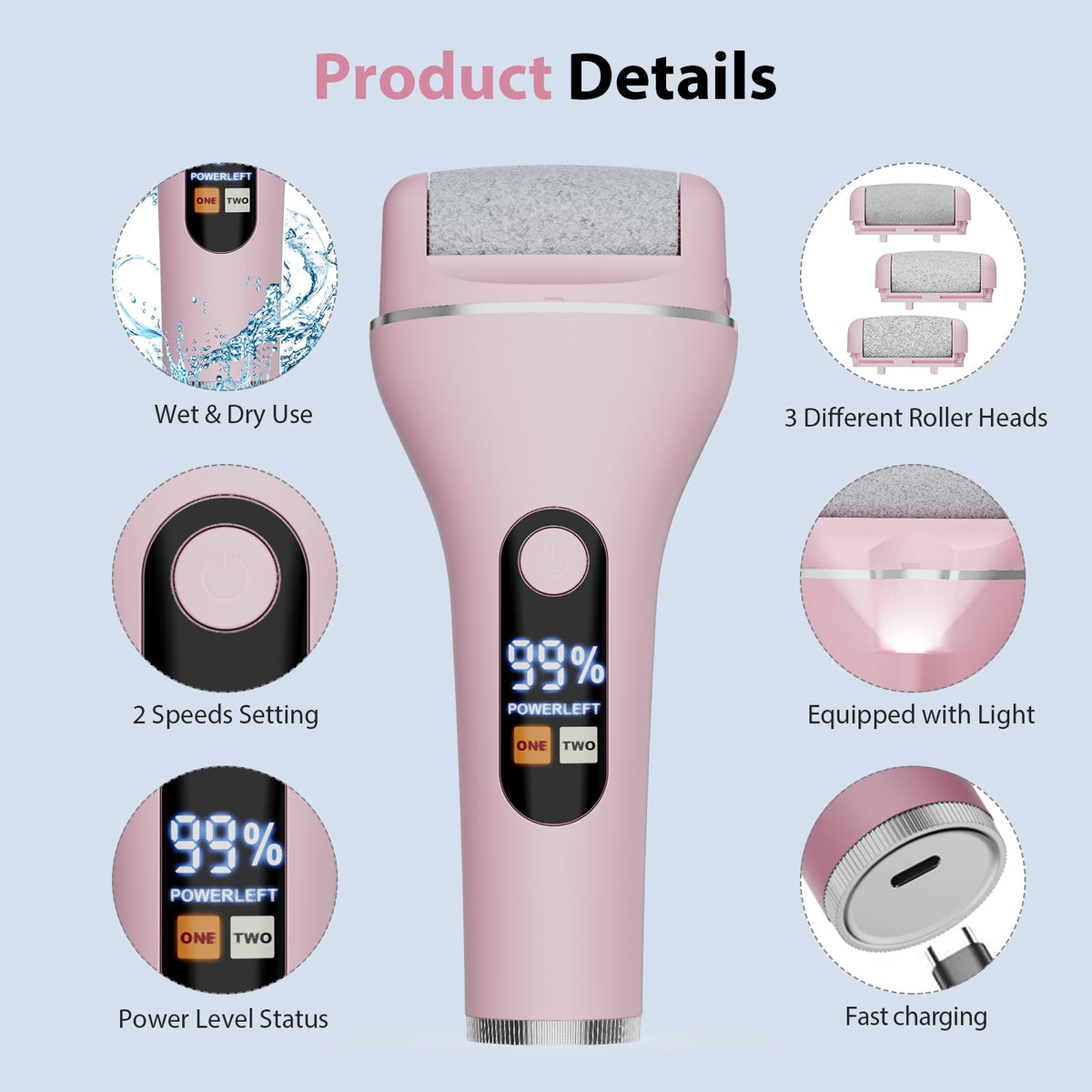 AdamPark USB fast charging cable for quick recharge.