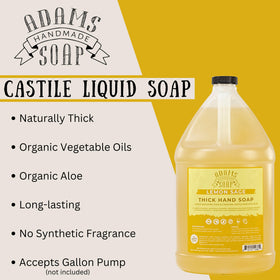 Adams Handmade Soap eco-friendly packaging lemon sage emphasizes sustainable refill