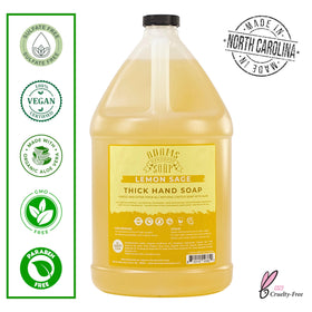 Adams Handmade Soap organic castile lemon sage ingredients highlight natural oils