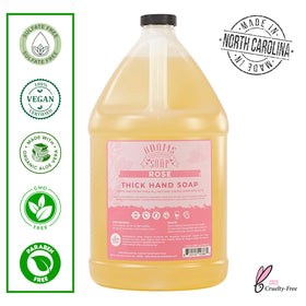 Adams Handmade Soap organic castile liquid rose 1 gallon refill for eco-friendly cleaning