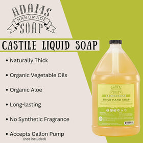 Adams Handmade Soap 1 gallon refill for large spaces.