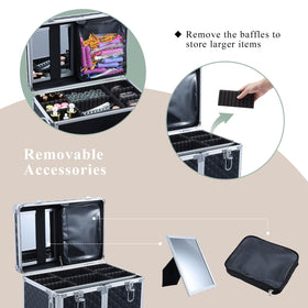 Adazzo case with 360-degree wheels for easy transport