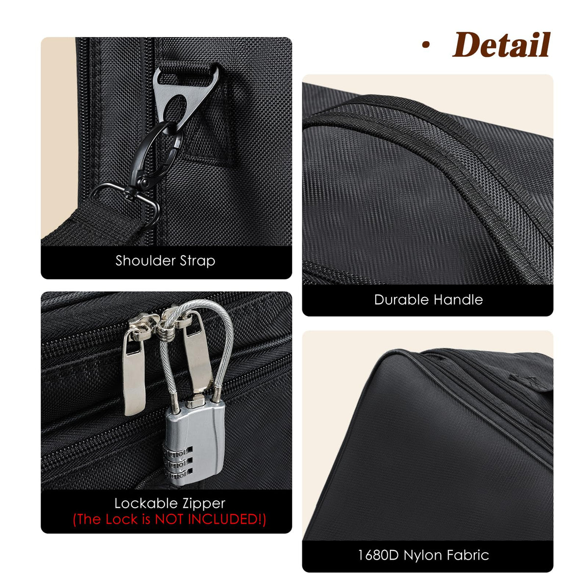 Adazzo shoulder strap for hands free makeup sessions