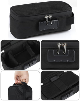 ADCTMOB four resealable bags for cosmetics or meds inside the kit