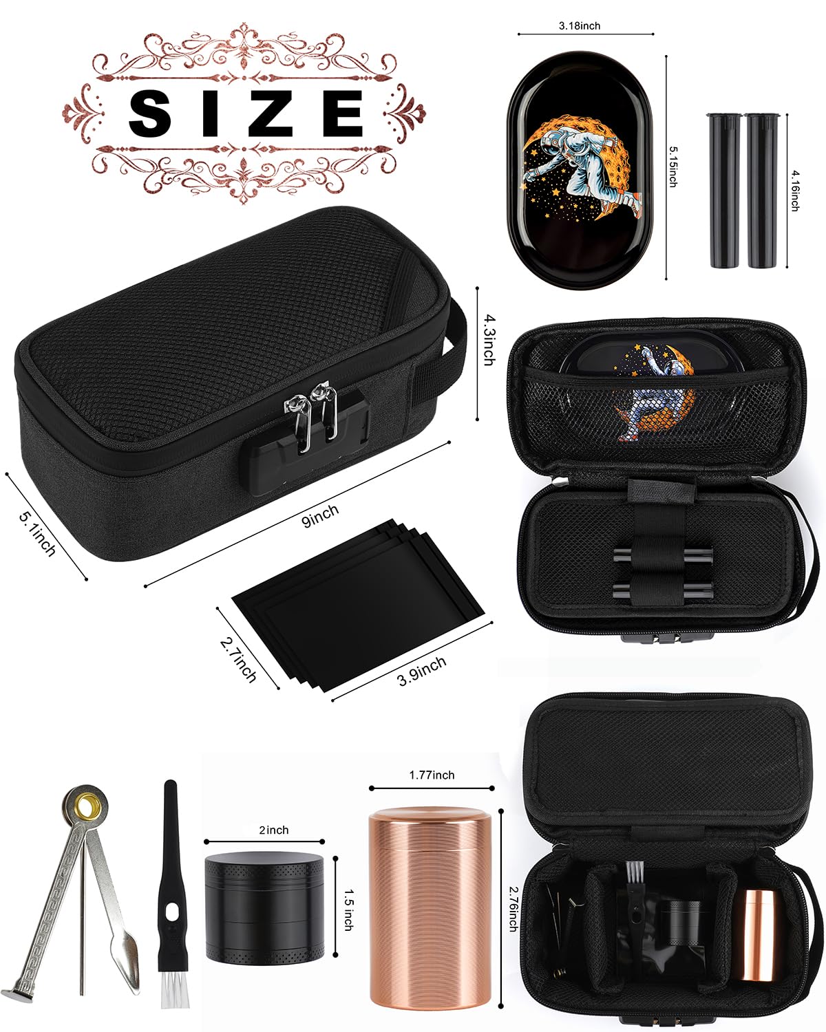 ADCTMOB grinder accessory ready for compact storage and on the go prep