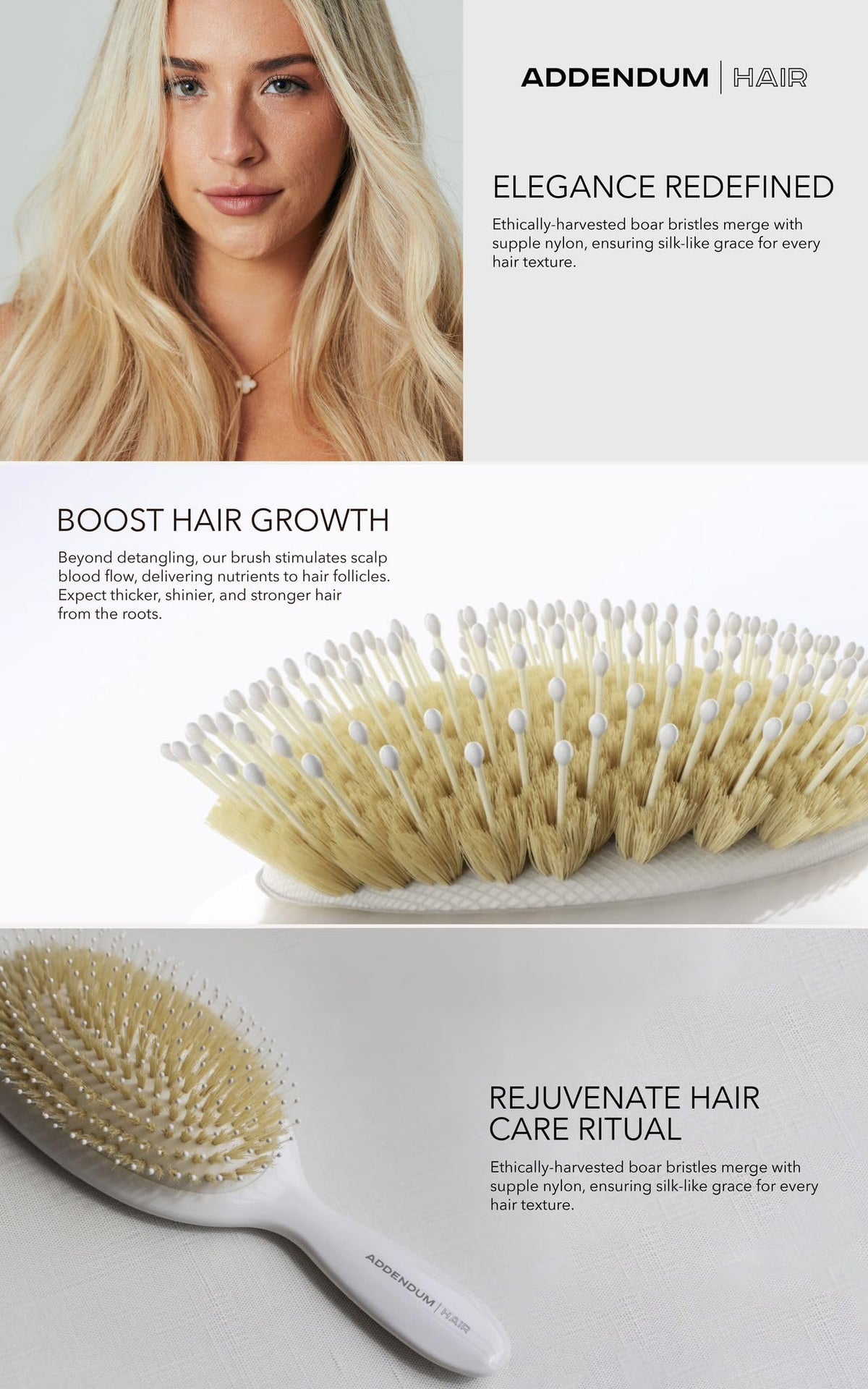 Addendum Hair detangling without damage highlights knot glide