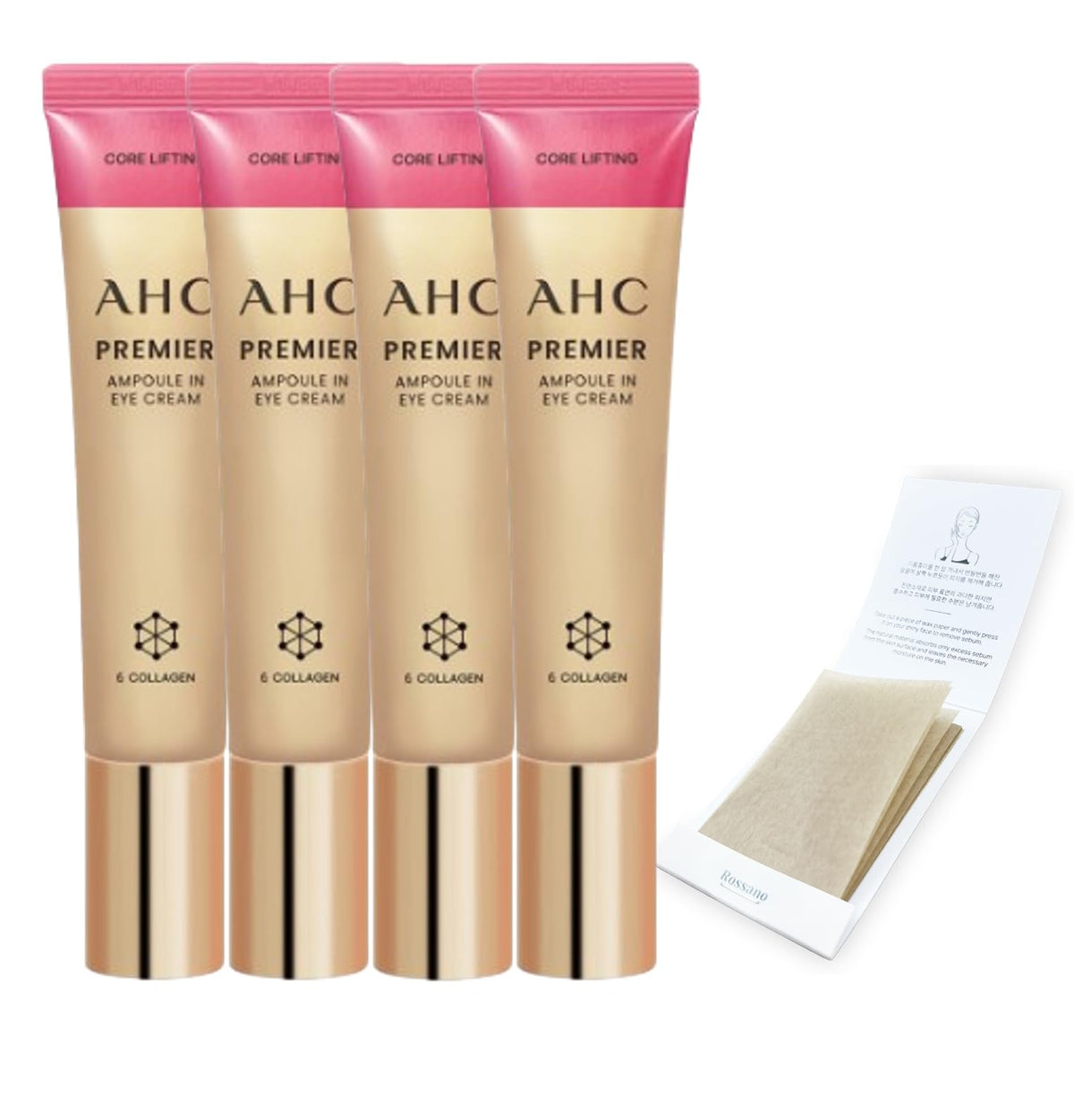 ADDERENITY Season12 Premier Ampoule four-pack display for a multi-step skincare routine.