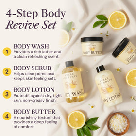ADELEGOURDAIN body scrub bottle for gentle exfoliation
