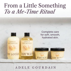ADELEGOURDAIN body wash bottle for refreshing daily cleanse