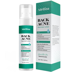Adellina Back Acne Spray bottle for easy, targeted application.
