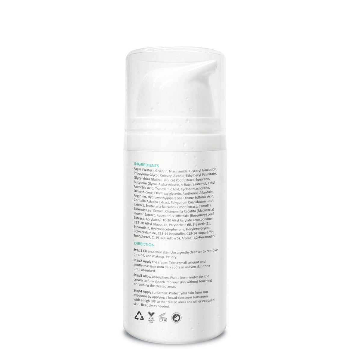 Adellina glow after use visual hints brighter, even-toned skin.