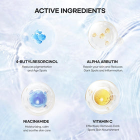 Adellina ingredients alpha-arbutin niacinamide featuring brightening and barrier-supporting action.