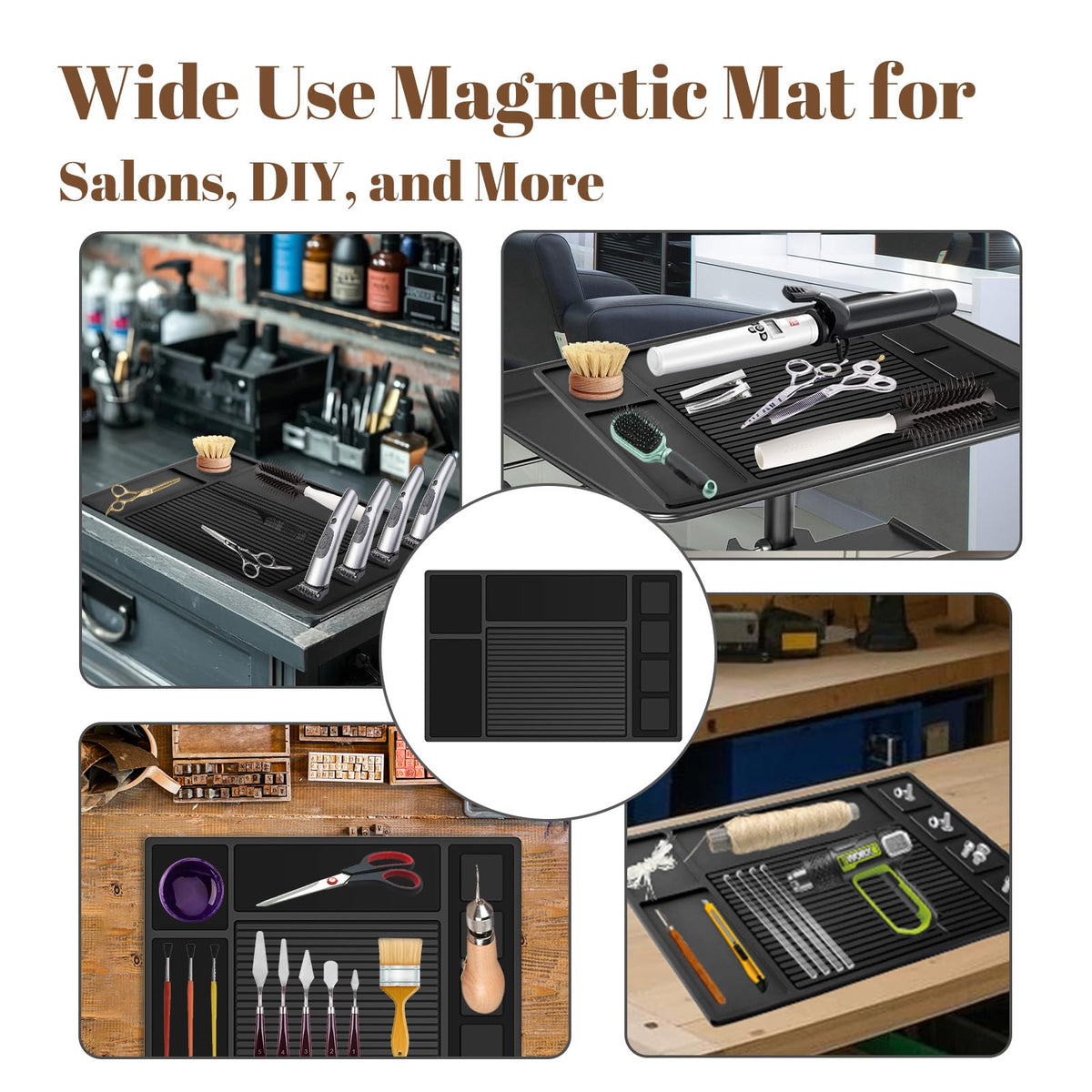 Adevar magnetic barber mat makes a thoughtful gift for professionals.