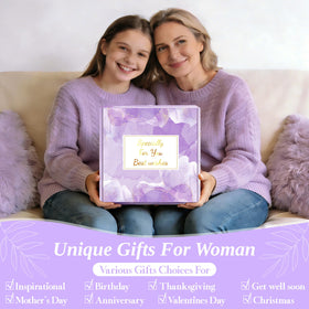 Adisher premium gift box showcases the full spa set for a thoughtful surprise.