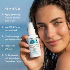Admire My Skin collagen cream in daily routine step
