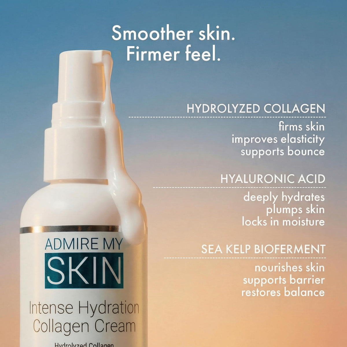 Admire My Skin collagen cream non-comedogenic formula for daily use