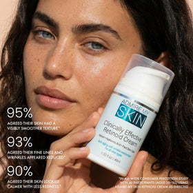 Admire My Skin Potent Retinoid Cream packaging back shows usage notes.