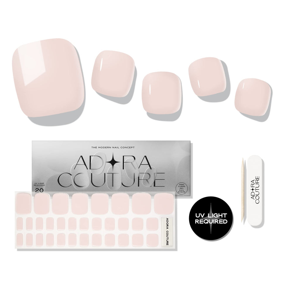 Adora Couture toe gel strips apply for salon-quality toes at home