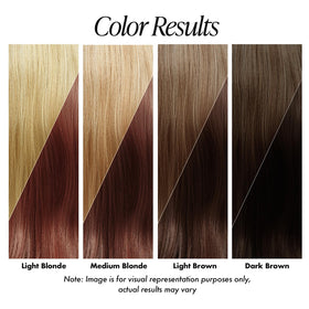 Adore Copper Brown bottle shows ready-to-use semi-permanent dye for easy application.