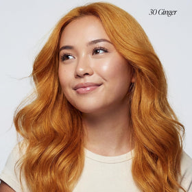 Adore ginger color application demonstrates easy, ready-to-use dye process.
