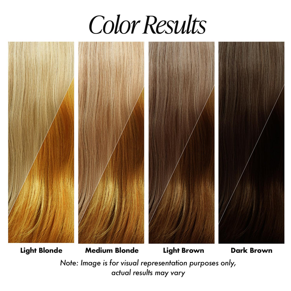 Adore ginger color on hair shows bold, salon-like glow.