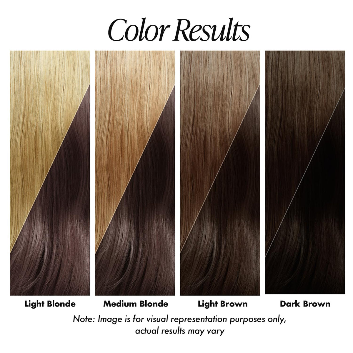Adore Mahogany hair swatches with rich, natural-looking coverage.