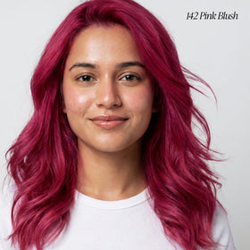 Adore Pink Blush dye application stroke demonstrates easy at-home color application