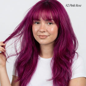 Adore Pink Rose color swatches reveal true pink tones.