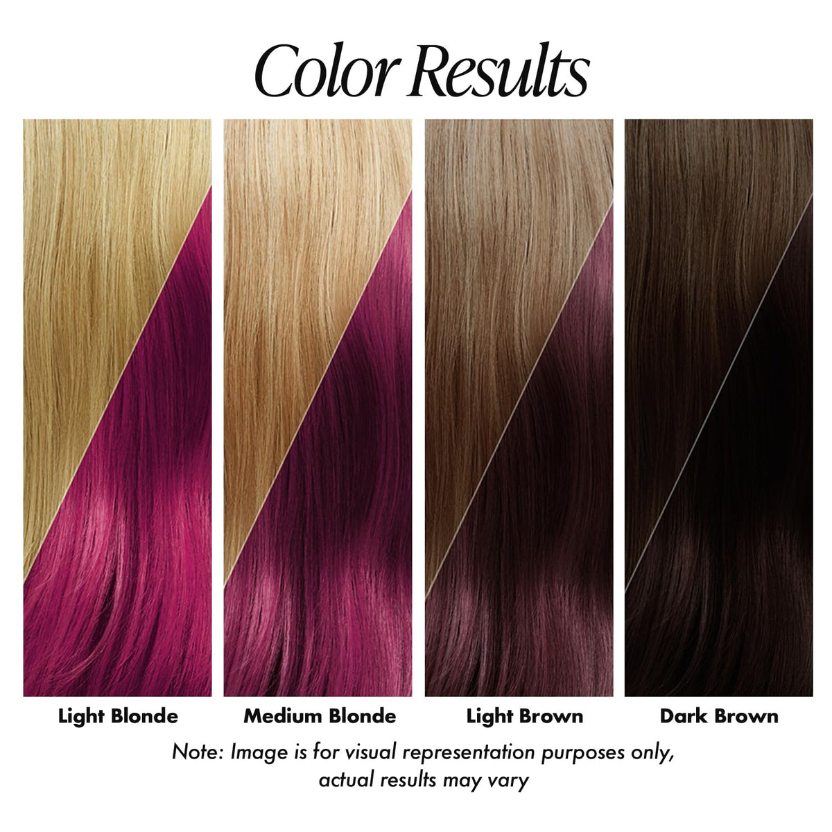 Adore Raspberry Twist color swatches displaying rich pink shades for personal style