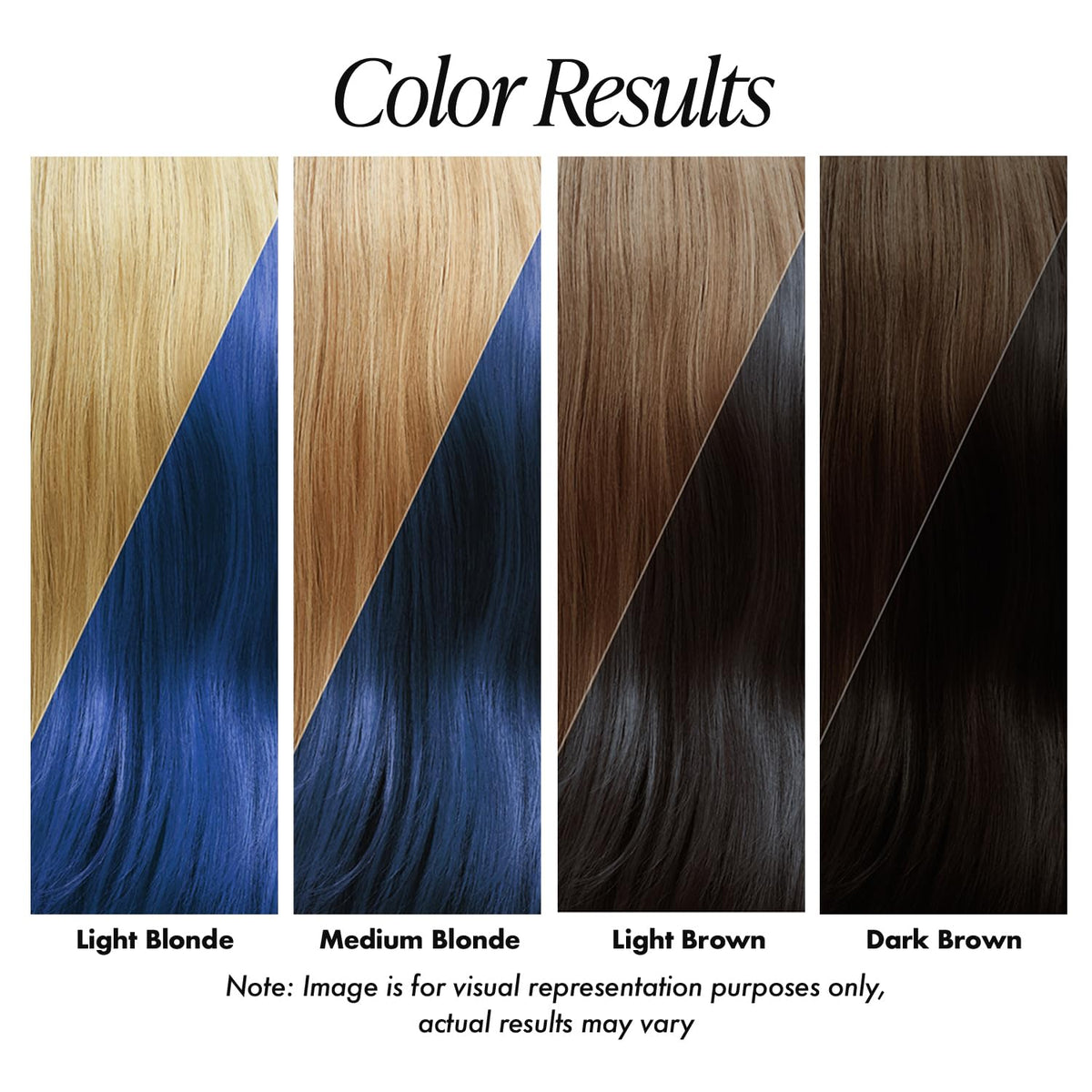 Adore Sapphire Blue application demonstrates easy, no-mix color application.
