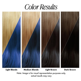 Adore Sapphire Blue application demonstrates easy, no-mix color application.