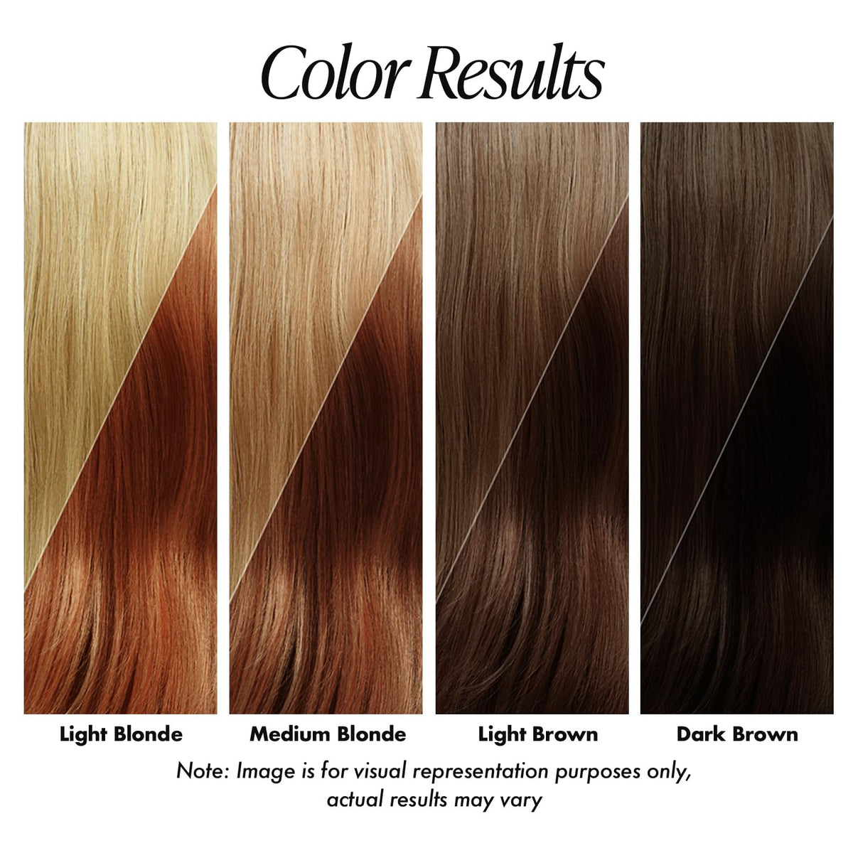 Adore semi-permanent color application on hair for even, rich coverage.