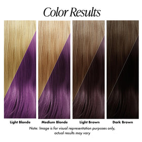 Adore Violet Gem application swirl for smooth, even color application
