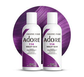Adore Violet Gem bottle shows bold, long-lasting color ready for a vivid shade
