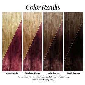 Adore color application on hair for easy at-home use.