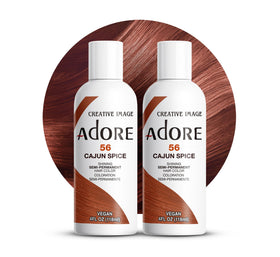 Adore Cajun Spice 2-pack packaging showcasing vegan, cruelty-free dye