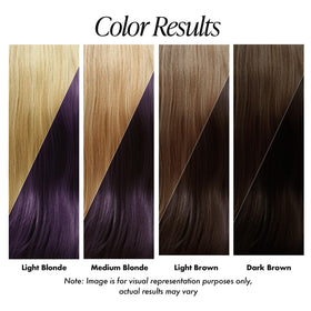 Finished Adore eggplant shade on hair delivers deep, salon-like depth.
