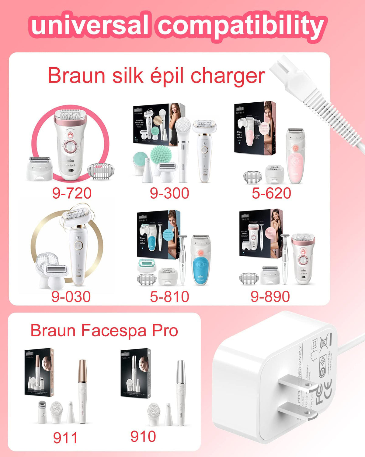 Charger with 5.9 ft cord from ADRICY suitable for flexible indoor use