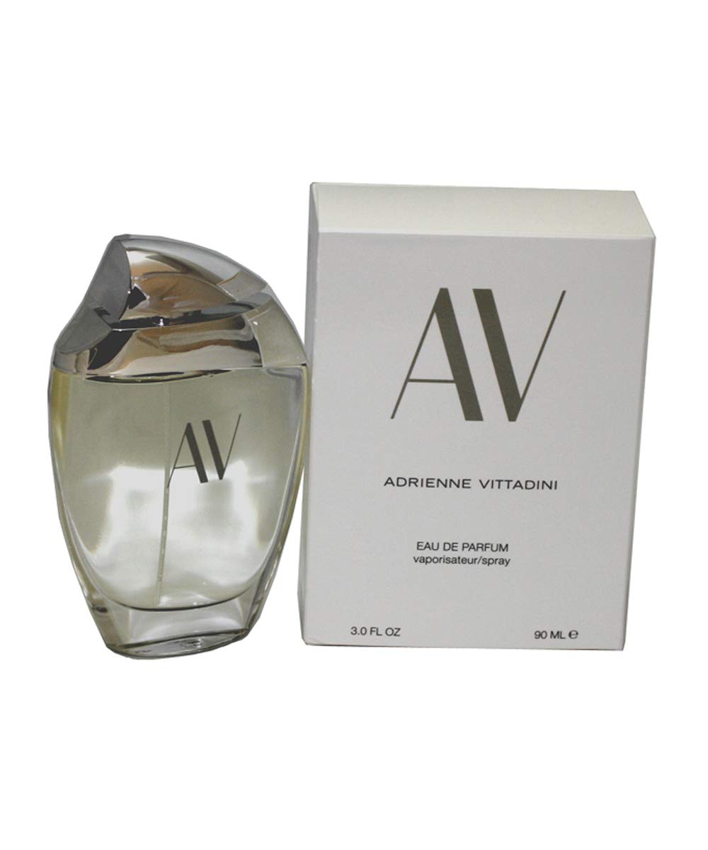 Adrienne Vittadini AV EDP bottle pour for versatile day-to-night wear.