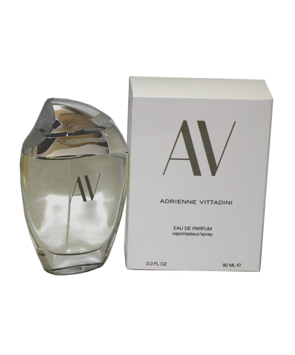 Adrienne Vittadini AV EDP bottle pour for versatile day-to-night wear.