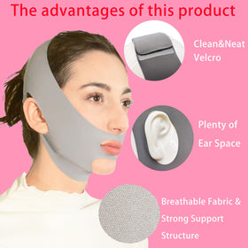 ADRUITE face lift tape provides gentle support to reshape contours