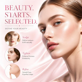 ADRUITE sleeping V Line Mask supports a defined jawline during rest