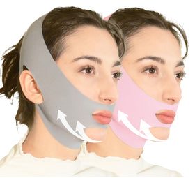 ADRUITE V Line Mask chin strap gently lifts the jawline while you sleep