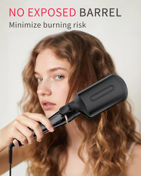 Aduarjo 5in1 curling wand set with 0.55in barrel for soft waves and texture.