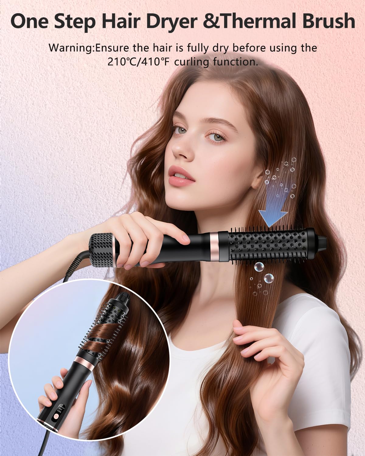 Aduarjo travel-friendly compact styler for on-the-go touch-ups