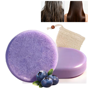 ADUTRY Blueberry Fields shampoo bar set pack shot highlighting balanced scalp and easy styling.