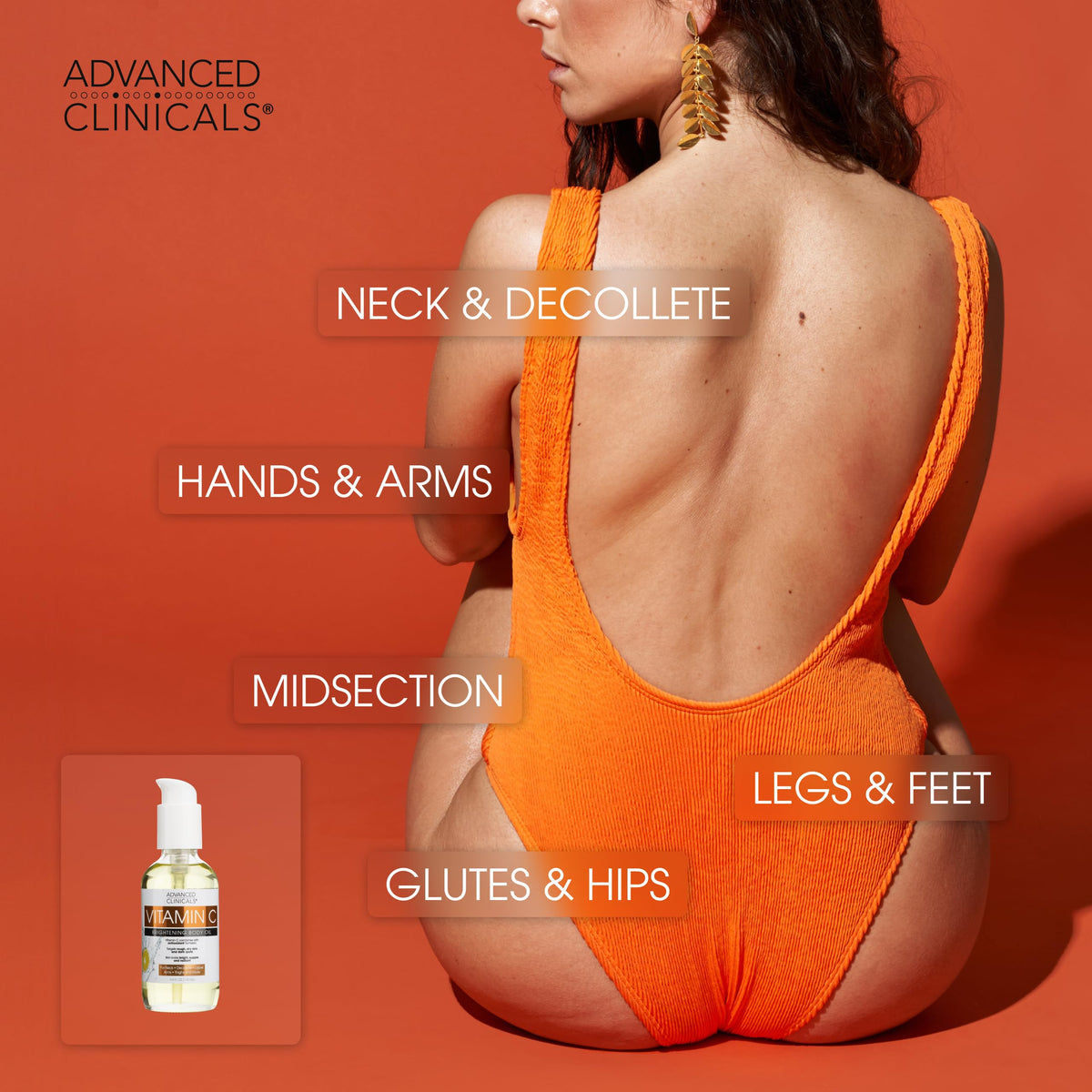 Gift-ready packaging for Advanced Clinicals brightening set