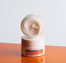 Advanced Clinicals daily eye cream nourishes tired-looking skin.